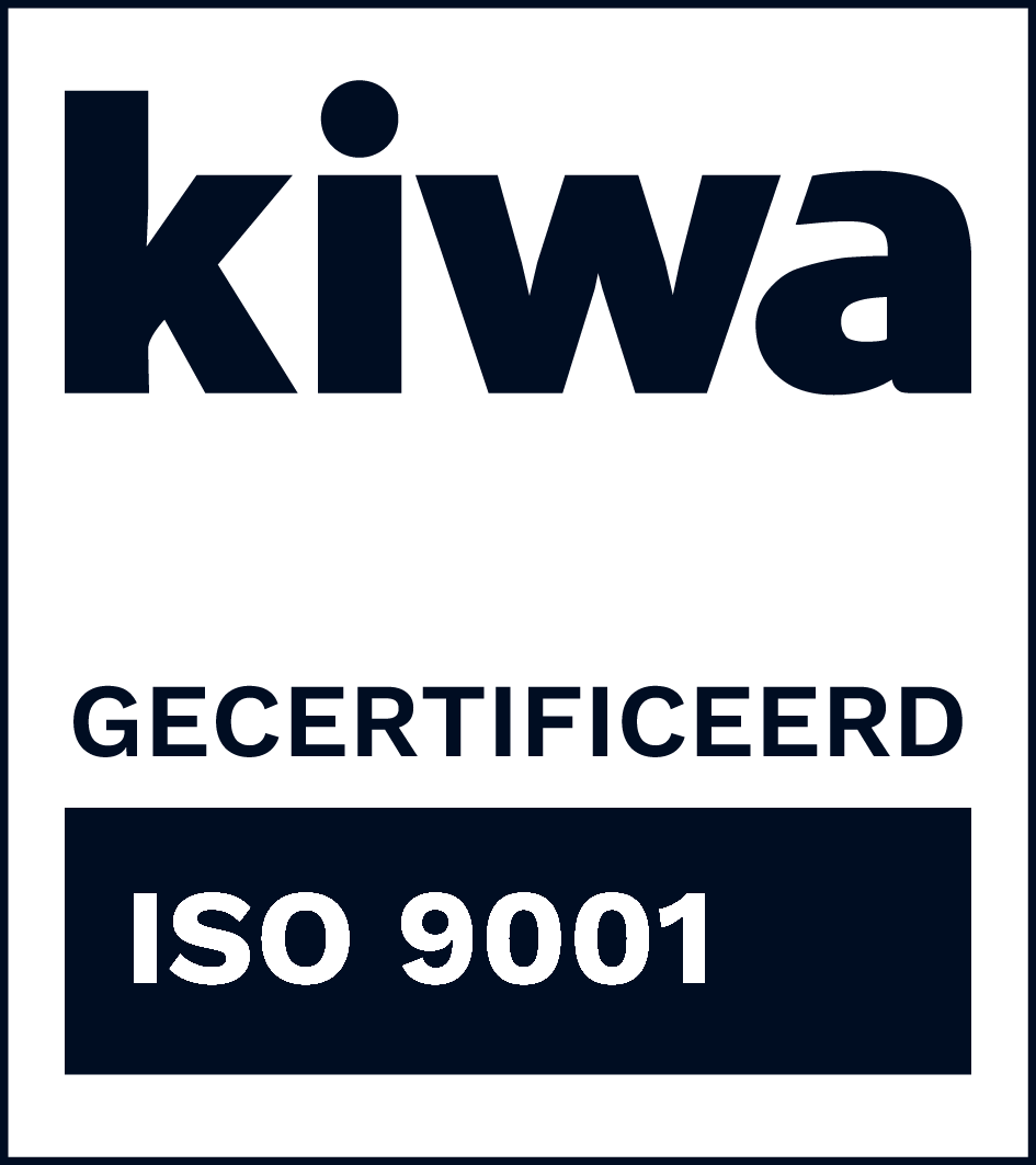 Kiwa ISO 9001 gecertificeerd